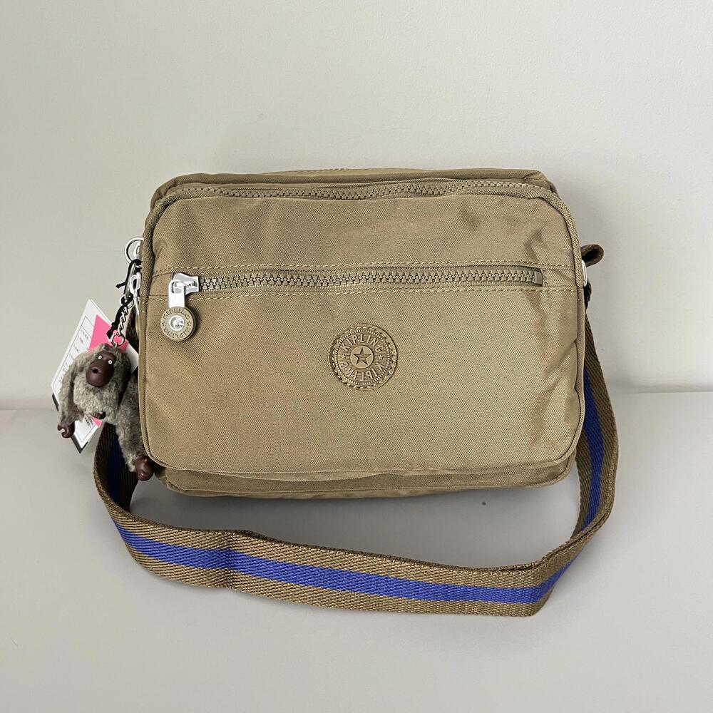 Kipling Deena Crossbody Bag in Mediogreen NWT
